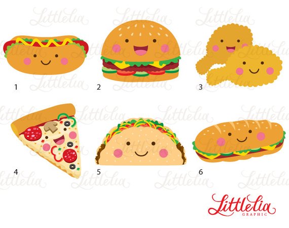 Fast food clipart