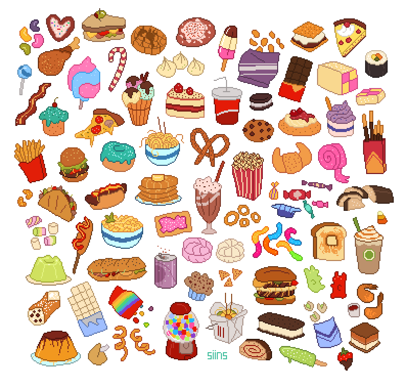 Foods clipart easy.