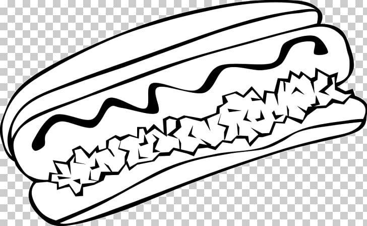 Hot dog coloring.