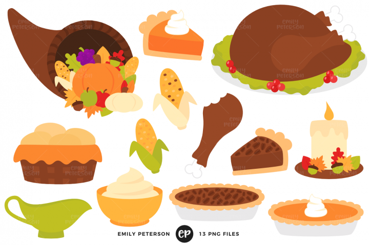 food clipart thanksgiving