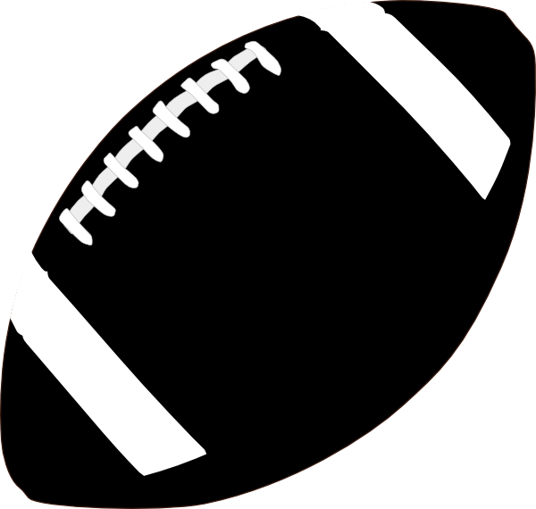 Football black and white football clipart black and white