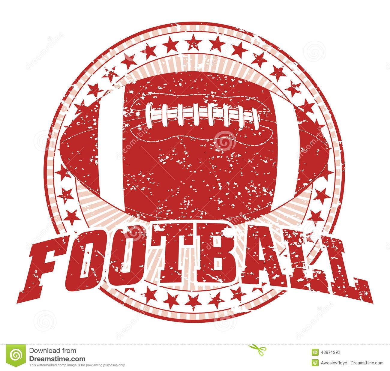 Image result for distressed football clipart