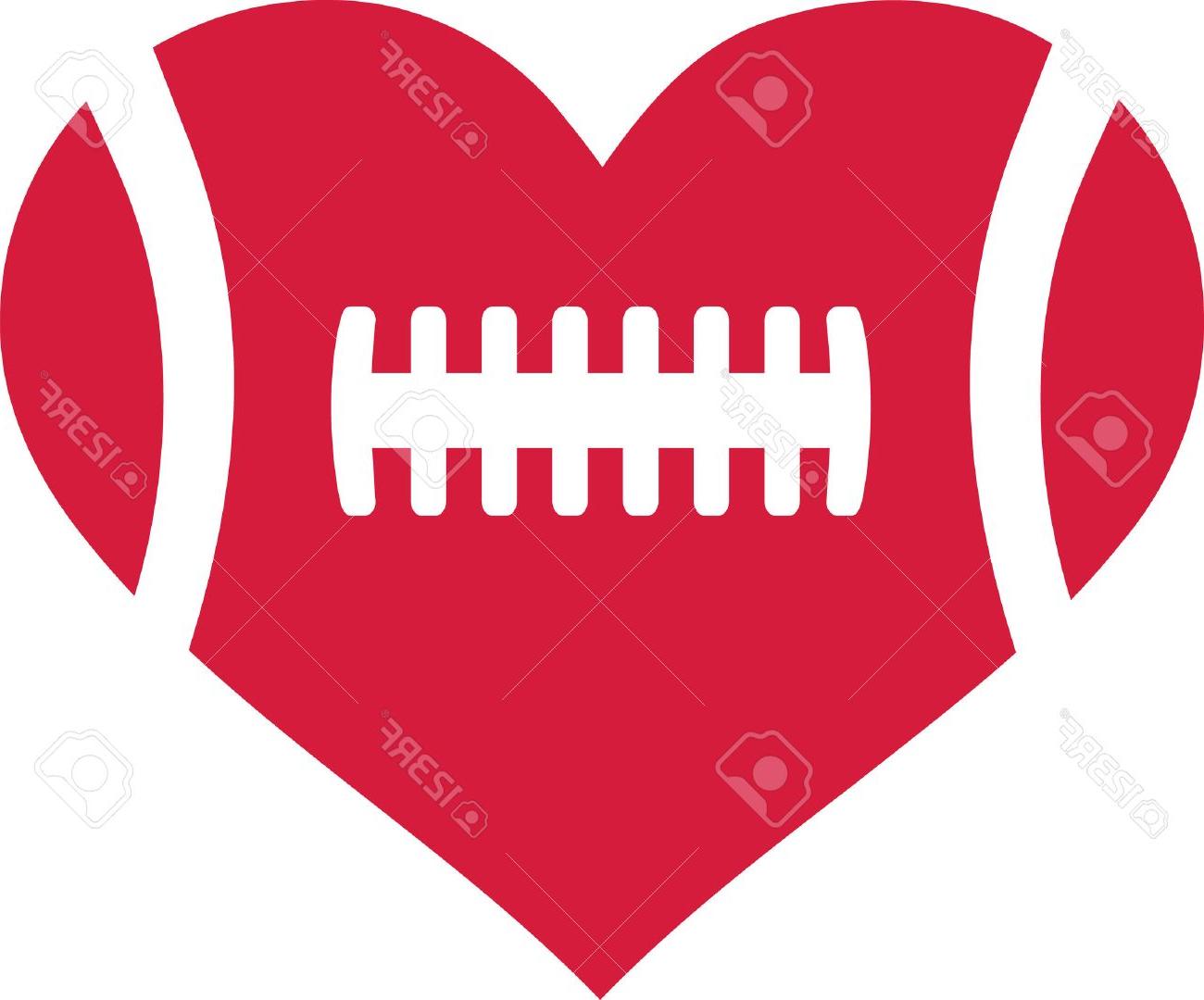 Best Football Heart Outline Vector Images