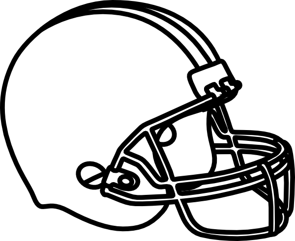 Football helmet clipart.