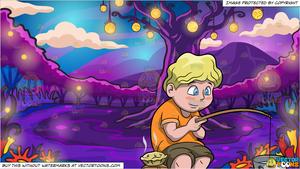 Simple Simon and A Mystical Enchanted Forest Background