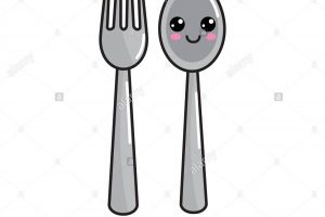 Cute spoon and.