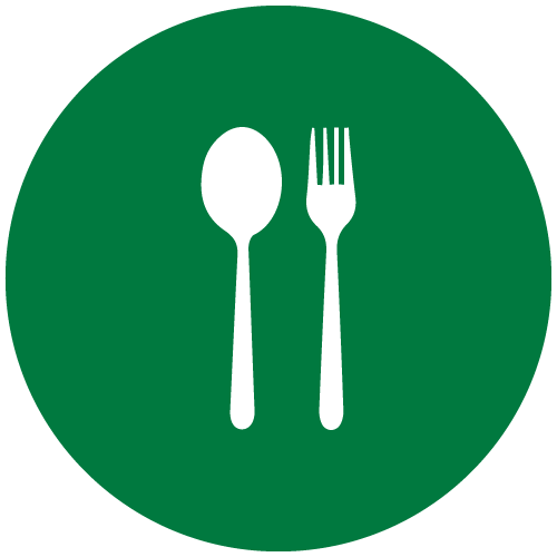Green fork cliparts.