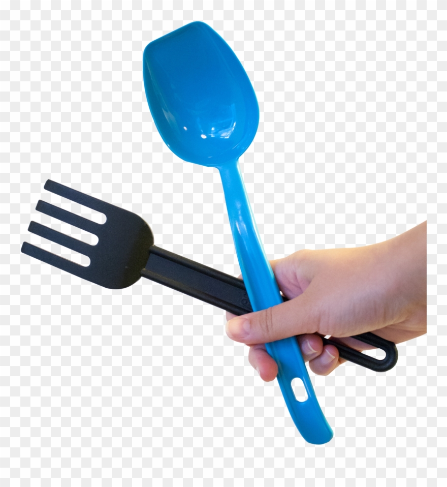 Image Stock Hand Holding Fork And Spoon Png Image