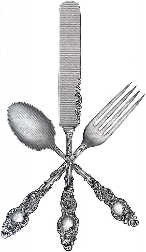 7 Free Fork and Spoon Clipart
