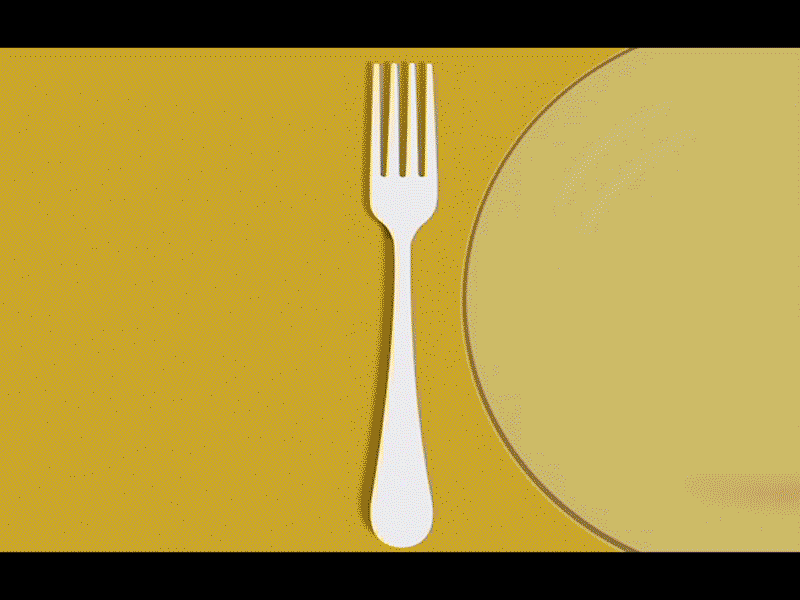 Spoon fork knife.