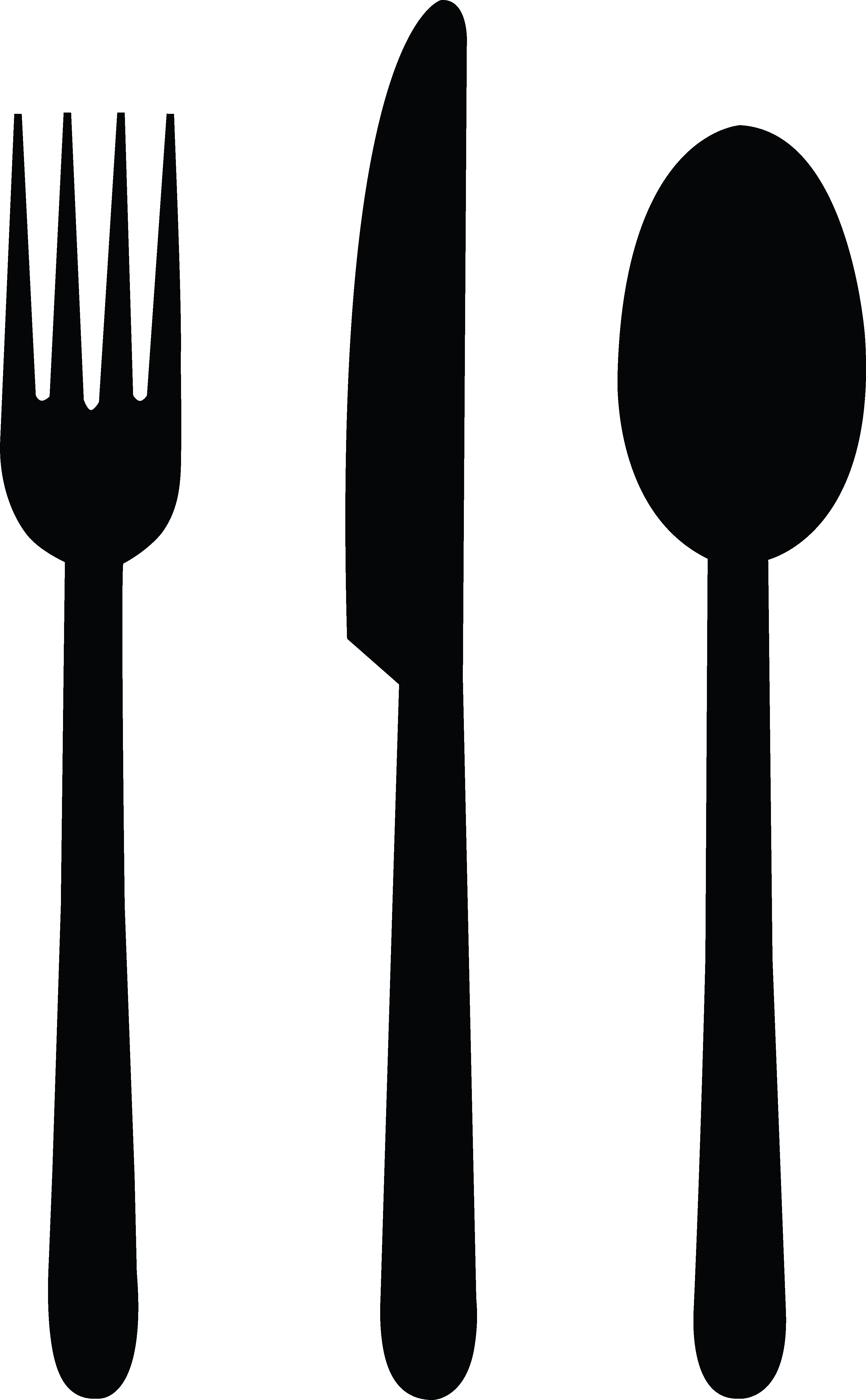 Fork clipart black and white free images