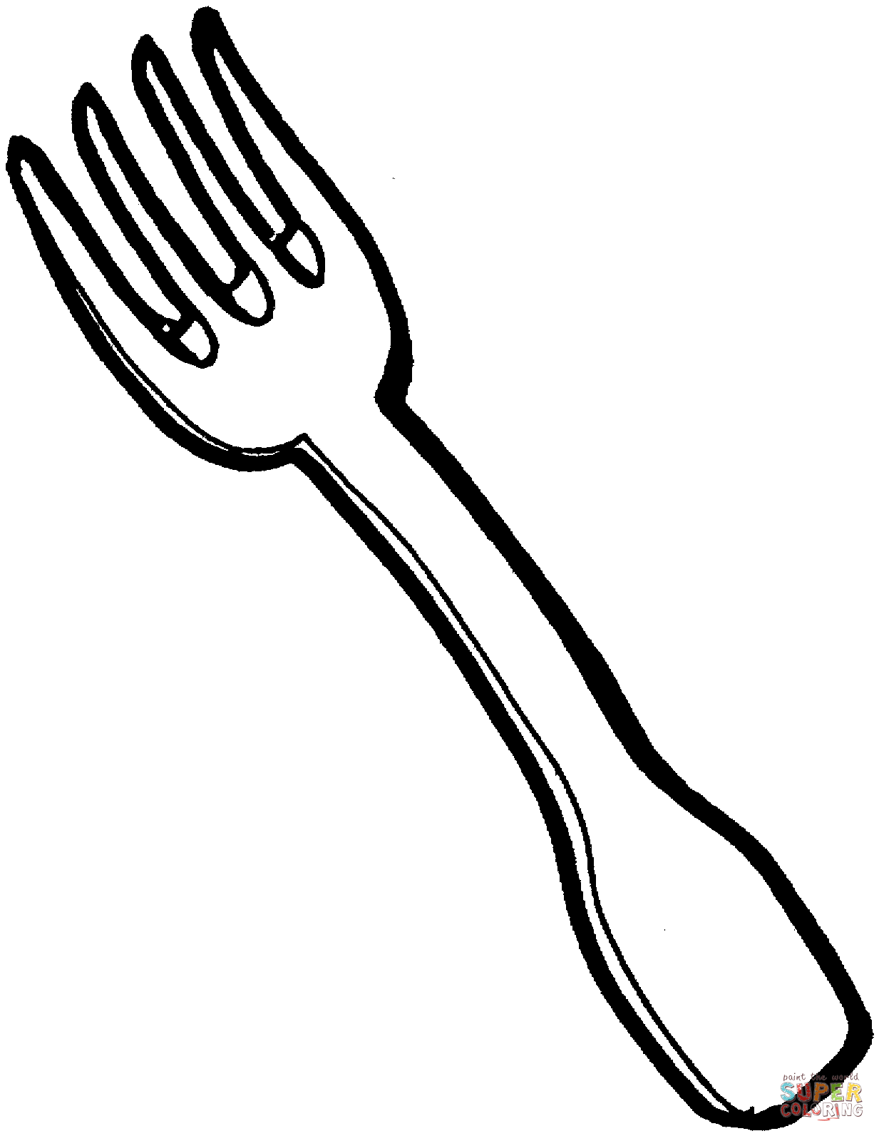 Free fork clipart.