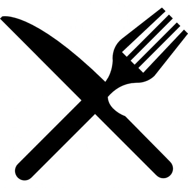 Knife and fork.