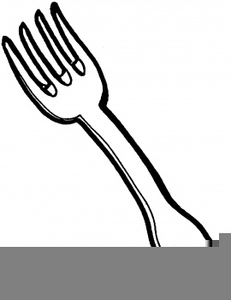 fork clipart outline