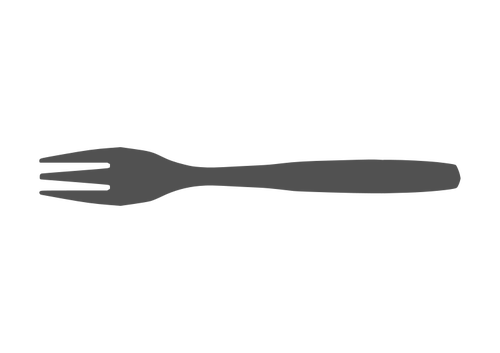Fork silhouette public.
