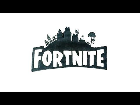 How to Draw the Fortnite Logo