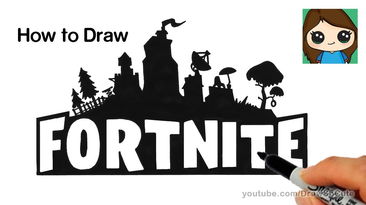 How draw fortnite.