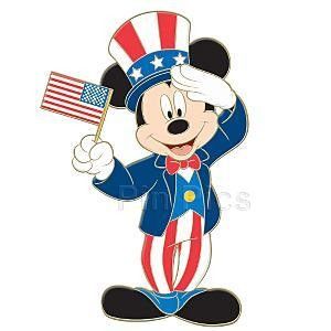 fourth of july clipart mickey mouse