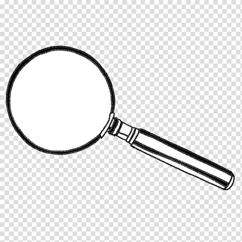 Magnifying glass drawing.