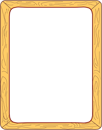 Wood frame border.