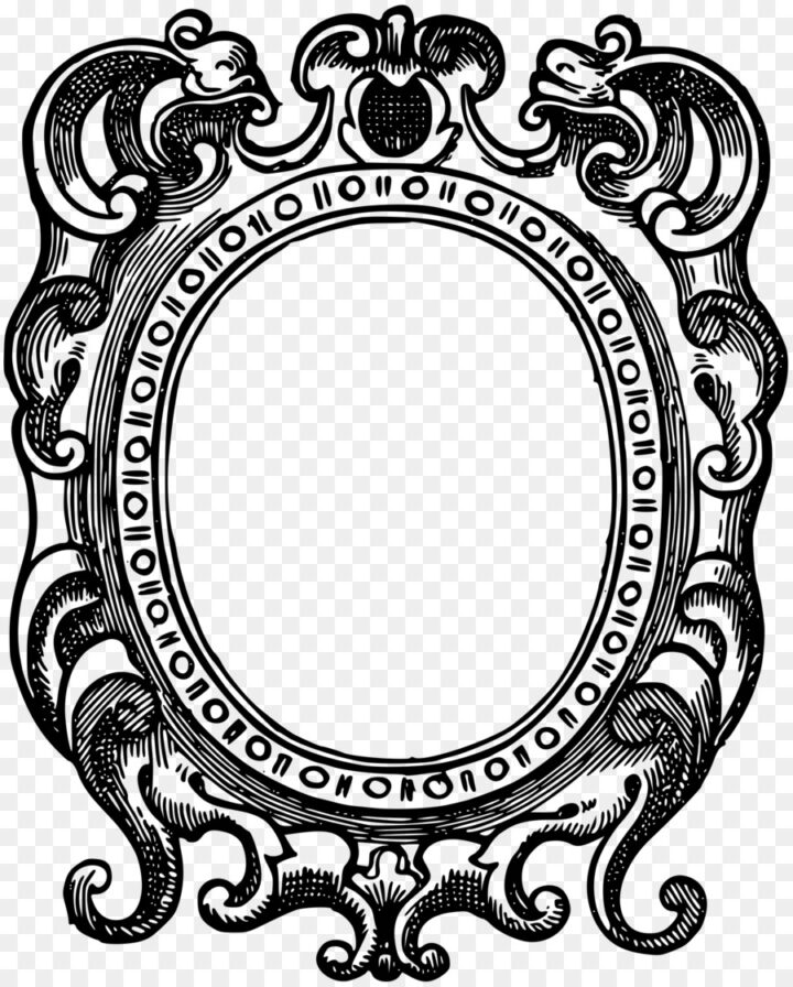 Picture Frames Borders And Frames Clip Art Baroque Vector