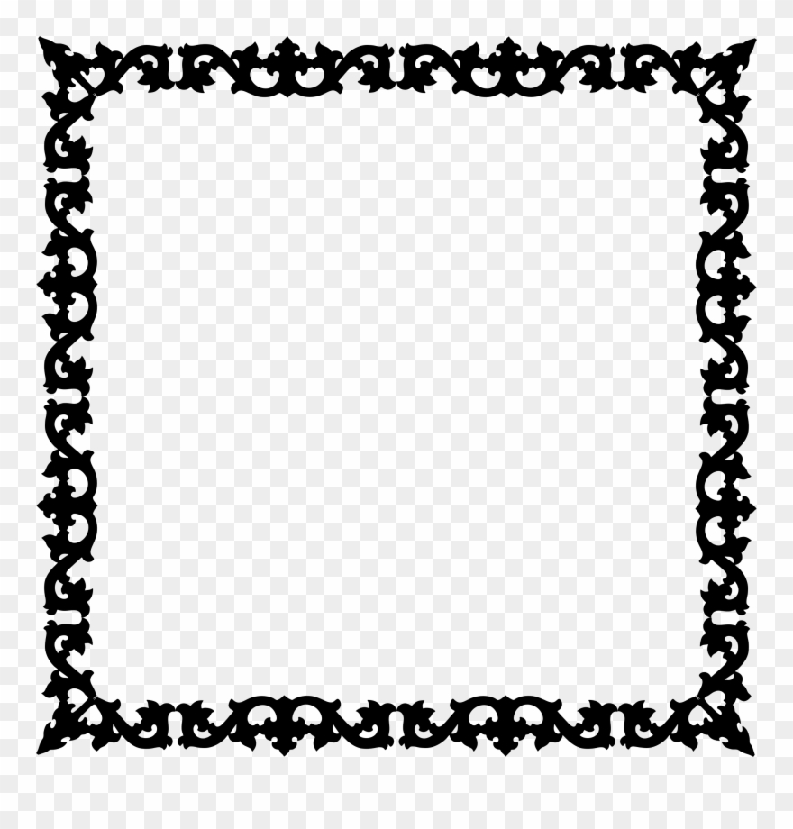 Silhouette Frame Png Clipart Picture Frames Clip Art