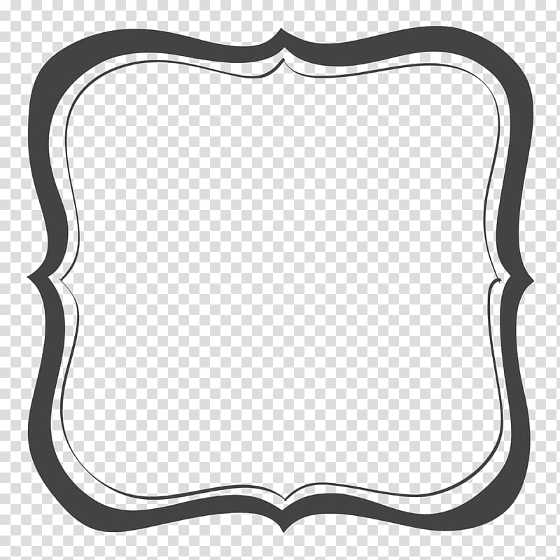 frame clipart black and white pattern