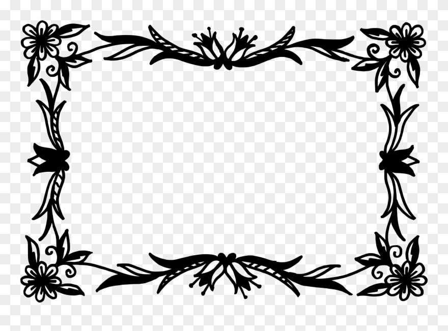 Clipart Library Rectangle Flower Vector Png Transparent