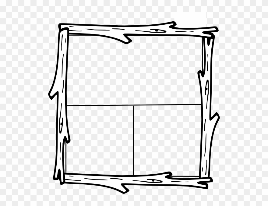 Wooden Frame Clipart Black And White