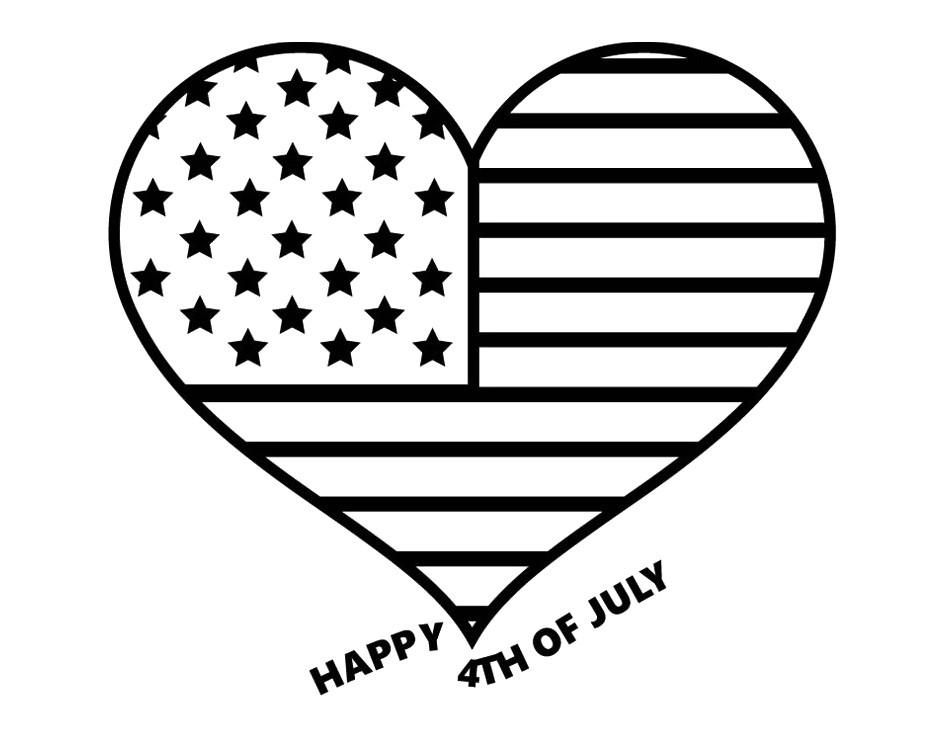 Free Fourth Of July Clipart Black And White, Download Free