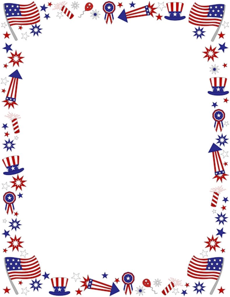 free 4th of july clipart printable