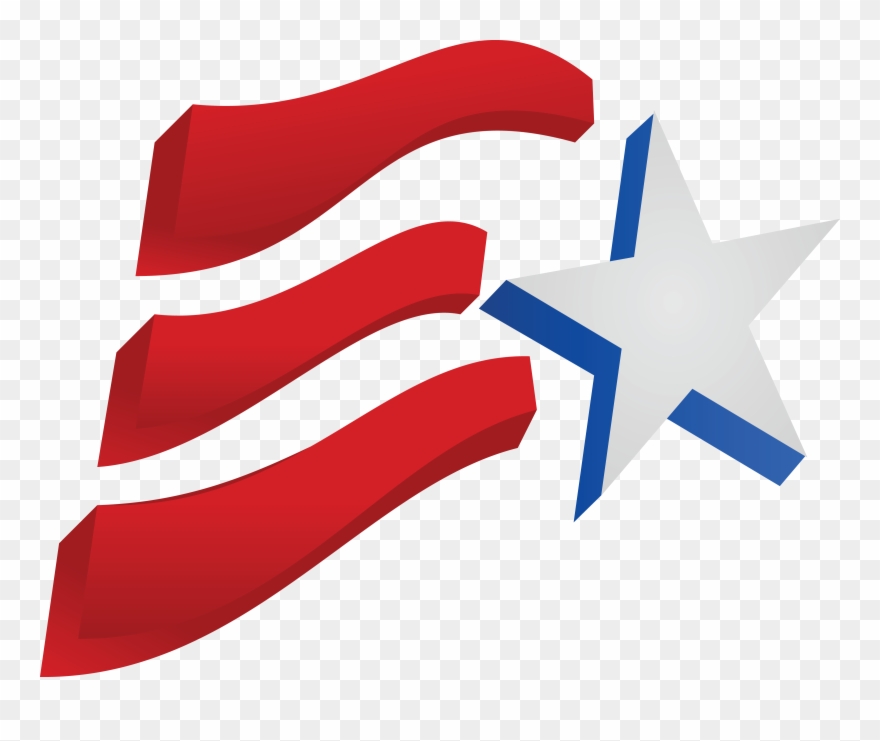 Free Clipart Of A Fourth Of July Star And American