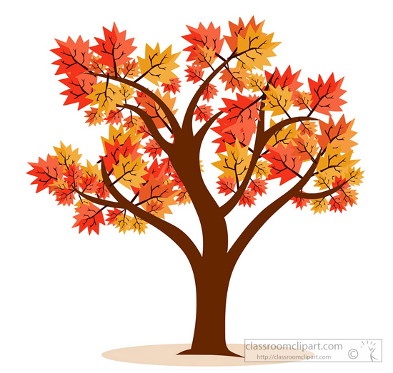 Free Fall Tree Clipart Pictures