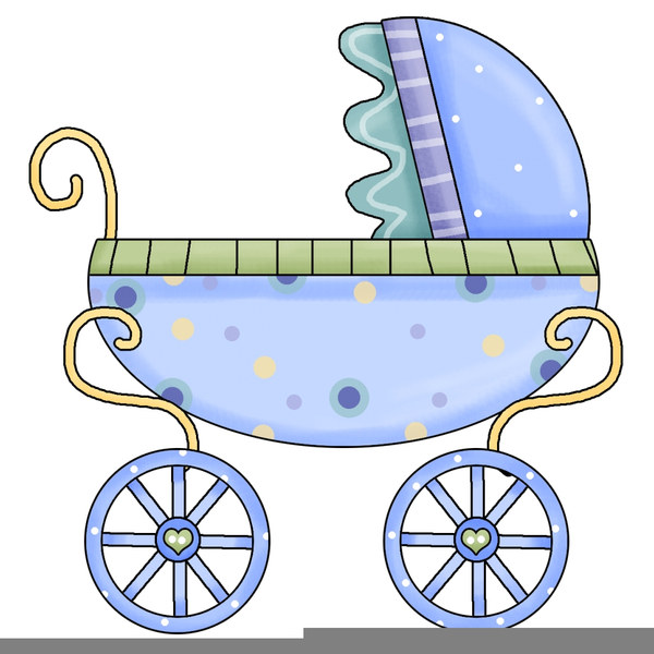 Baby carriage clipart.