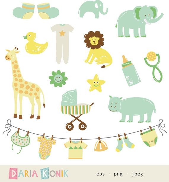 Download Free png neutral baby shower clipart