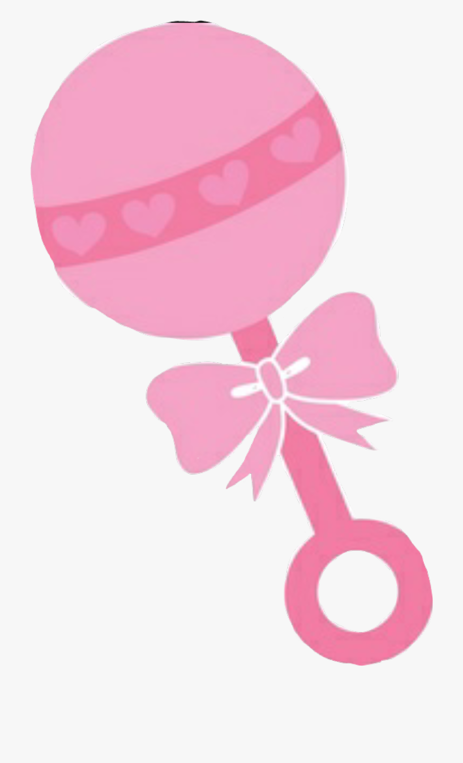 Baby Girl Rattle Clipart
