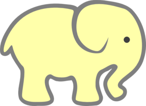 Free Baby Elephant Clip Art