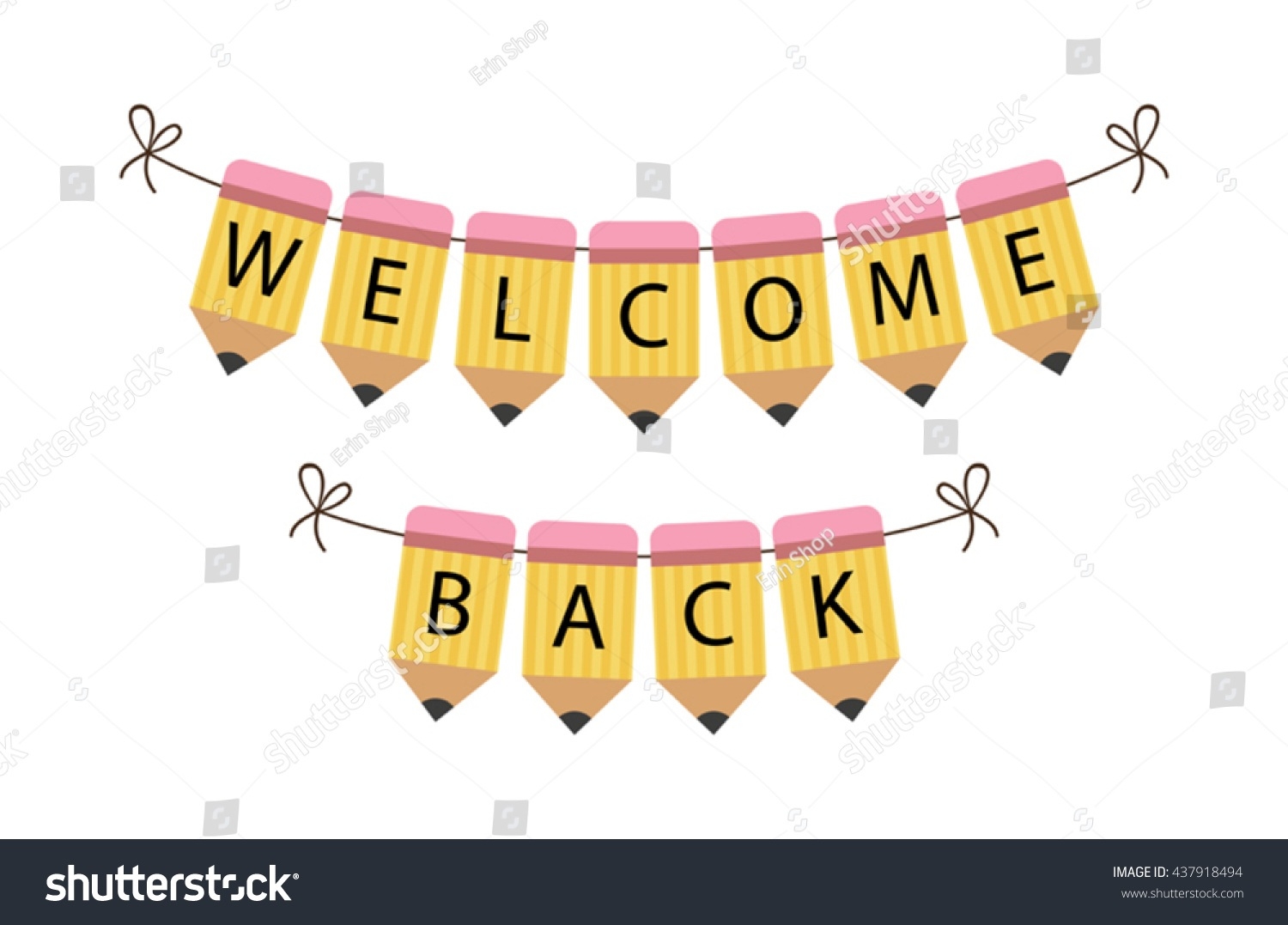 Welcome Back To School Banner Clip Art