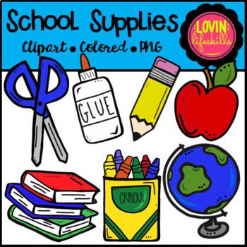 School supplies clip.