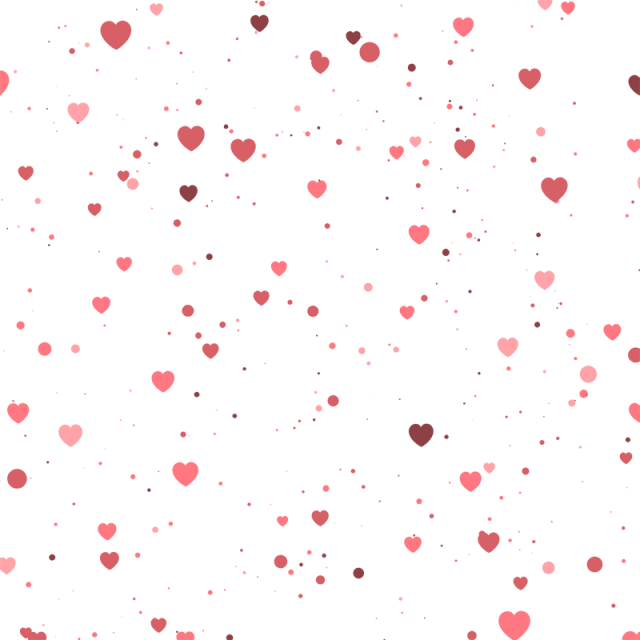 Pink heart background.