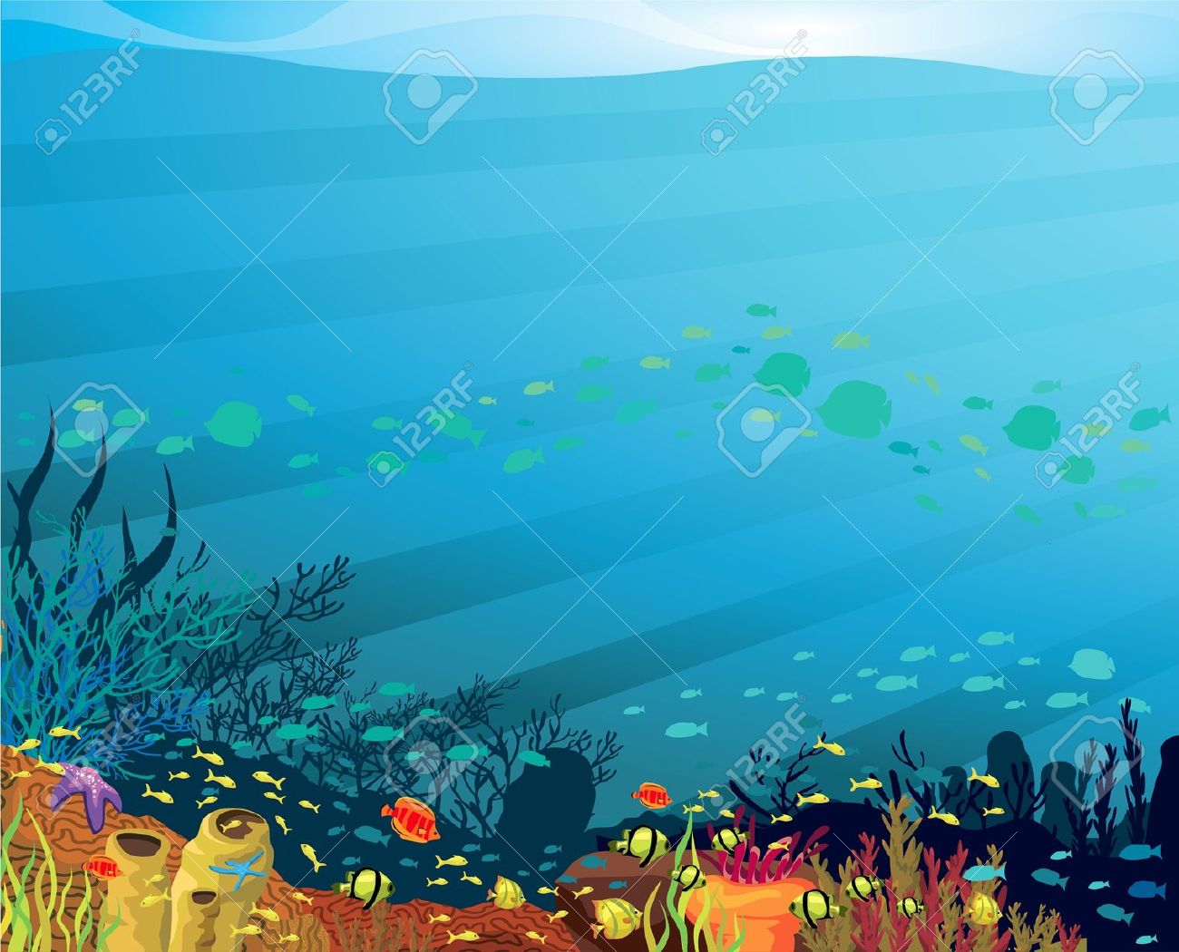 free background clipart ocean