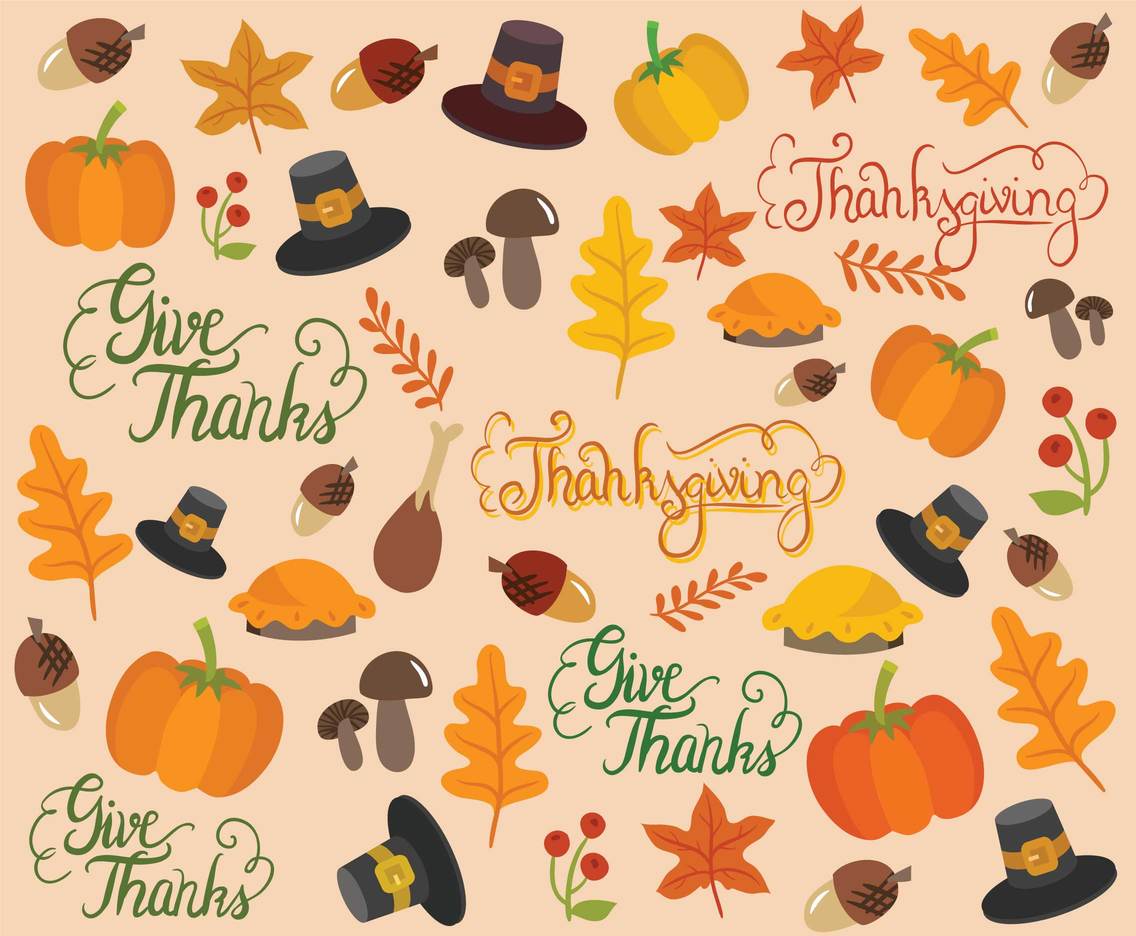 Free Thanksgiving Background Vectors Vector Art