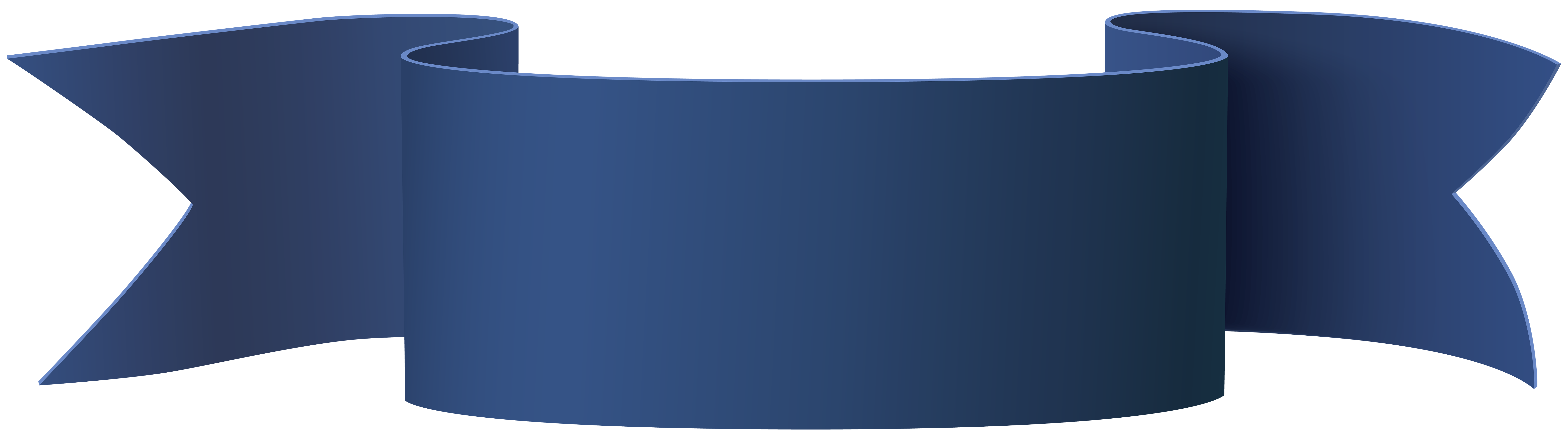 Banner Blue PNG Clip Art Image