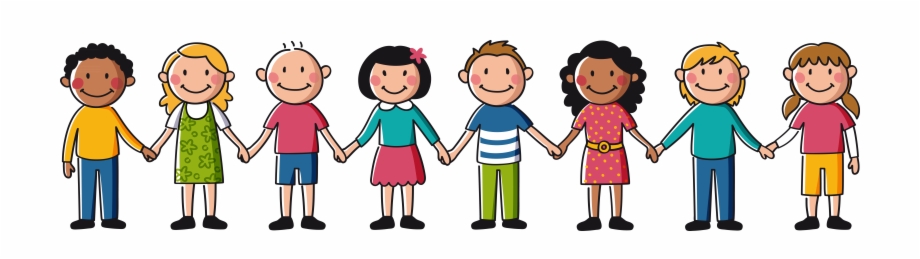Banner Freeuse Friends Holding Hands Clipart