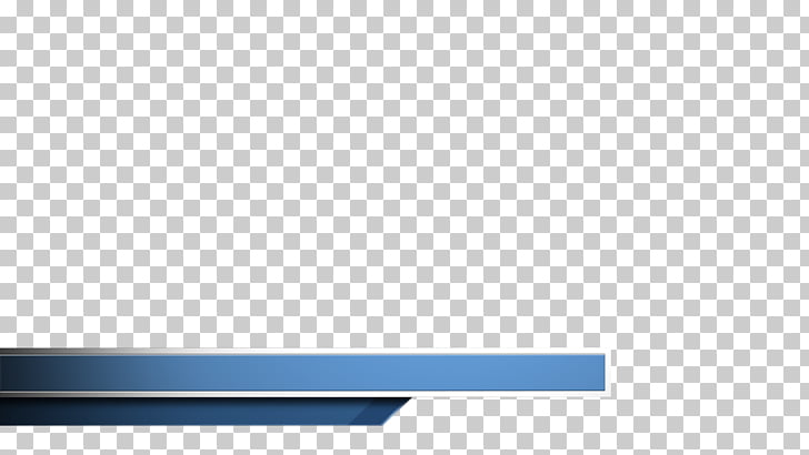 Rectangle Brand, lower third, blue banner PNG clipart