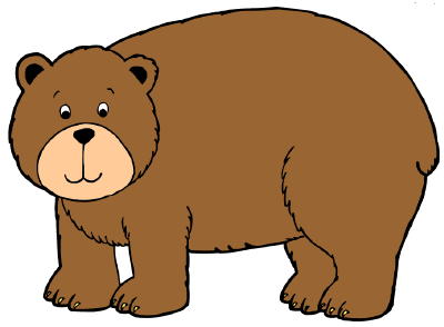 Cute brown bear.