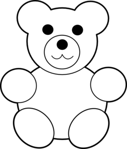 Teddy bear outline free teddy bear clip art pictures