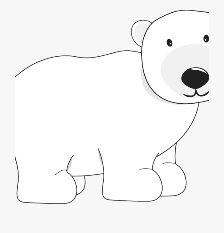 Polar bear clipart.