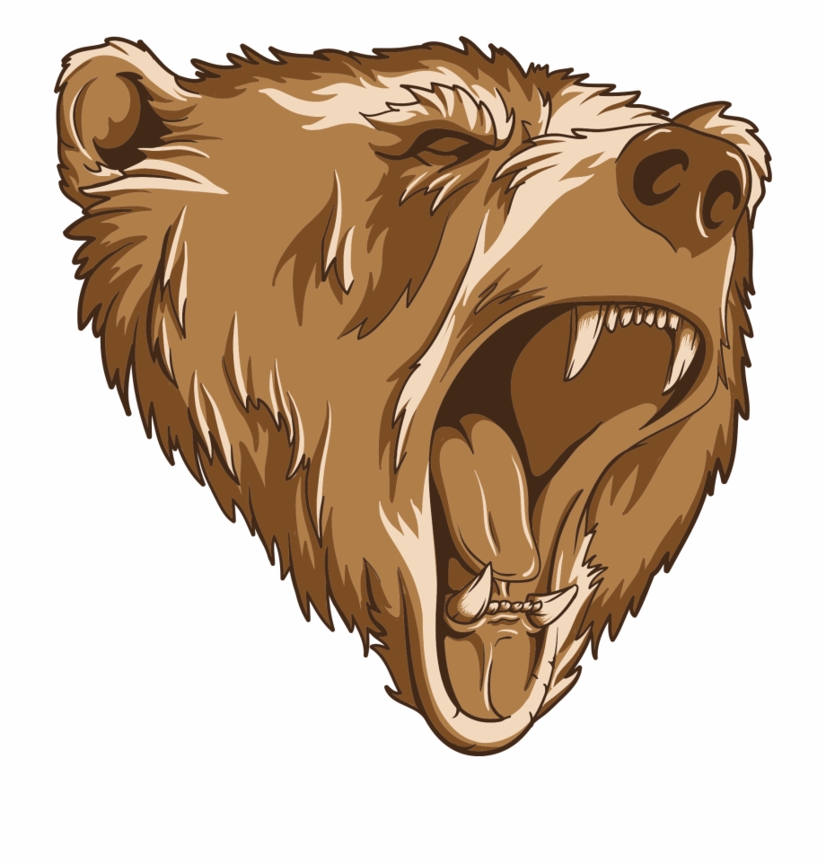 This Free Icons Png Design Of Roaring Bear Mascot