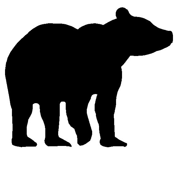 Free Bear Silhouette, Download Free Clip Art, Free Clip Art